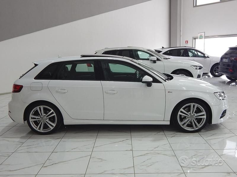 Usata Audi A3 S-Line 184 CV (135 kW) 2016 Bianco Berlina