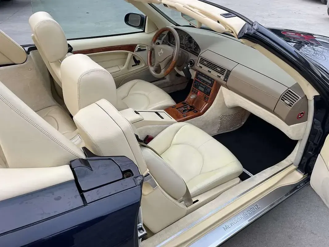 Usata Mercedes SL320 Avantgarde 224 CV (164 kW) 2001 Blu/azzurro Cabrio