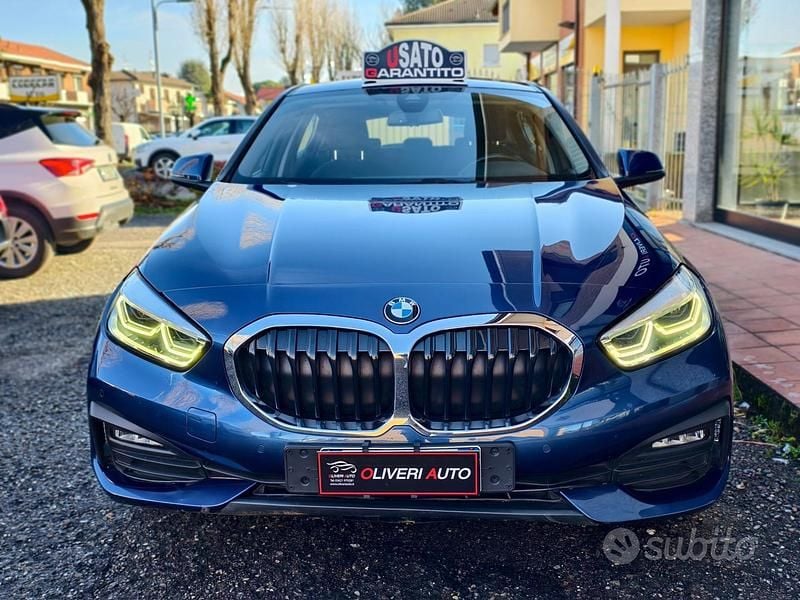 Usata BMW 118 Advantage 136 CV (100 kW) 2022 Blu Utilitaria