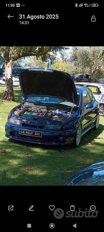 Usata Fiat Bravo 147 CV (108 kW) 1996 Blu Utilitaria