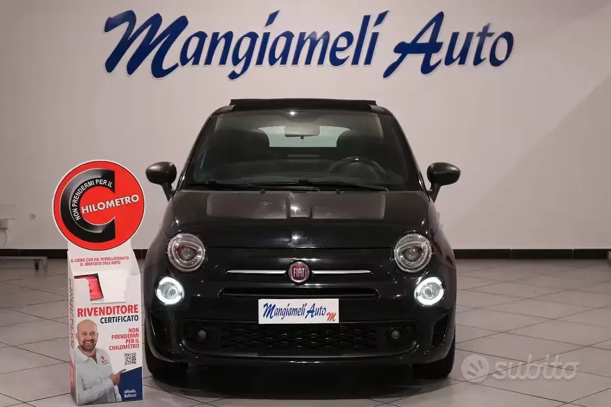 Usata Fiat 500C Connect 70 CV (51 kW) 2022 Nero Cabrio