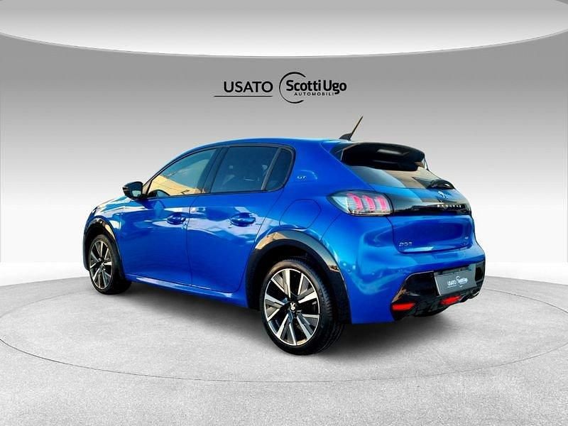 Usata Peugeot 208 GT 101 CV (74 kW) 2021 Blu Utilitaria