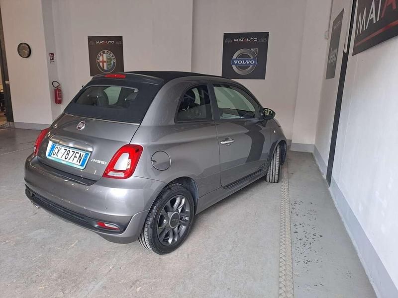 Usata Fiat 500C Connect 69 CV (50 kW) 2022 Grigio Cabrio
