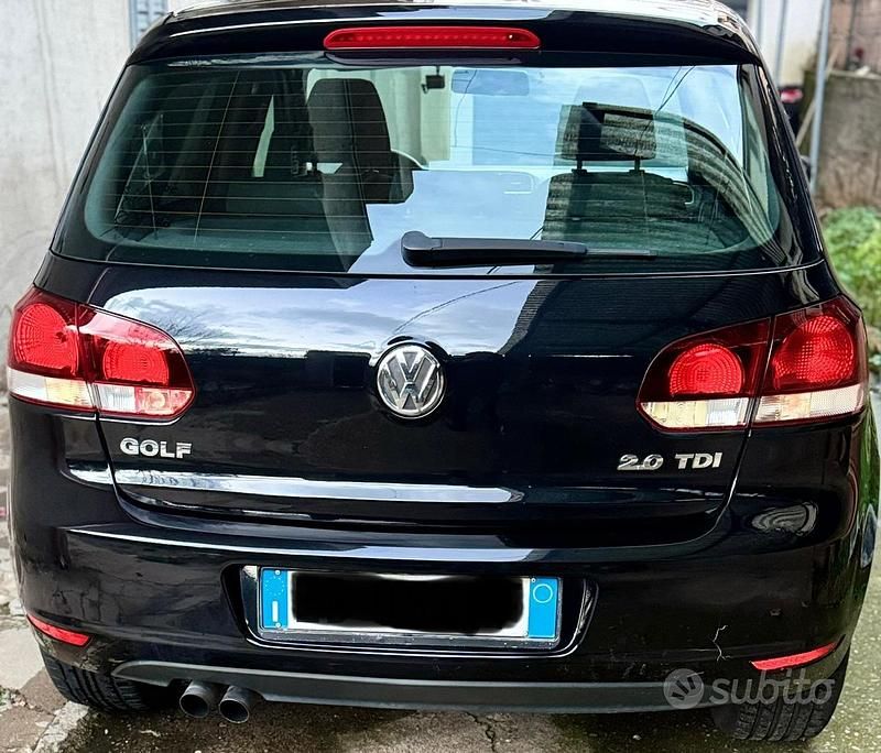 Usata VW Golf VI 140 CV (102 kW) 2011 Nero Utilitaria