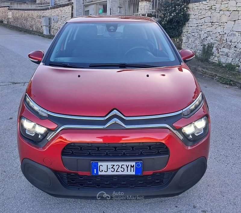 Usata Citroën C3 Feel 102 CV (75 kW) 2022 Rosso Berlina