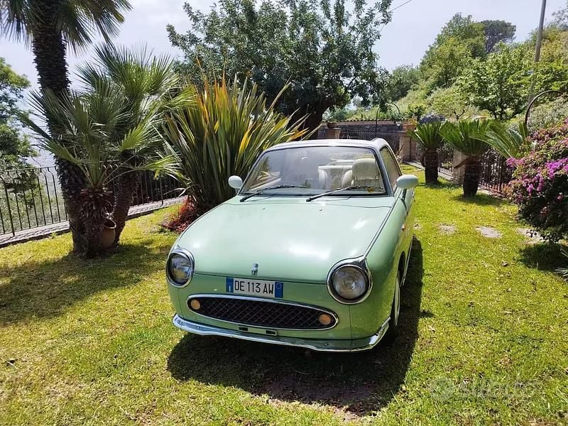 Usata Nissan Figaro 76 CV (55 kW) 1991 Verde Cabrio