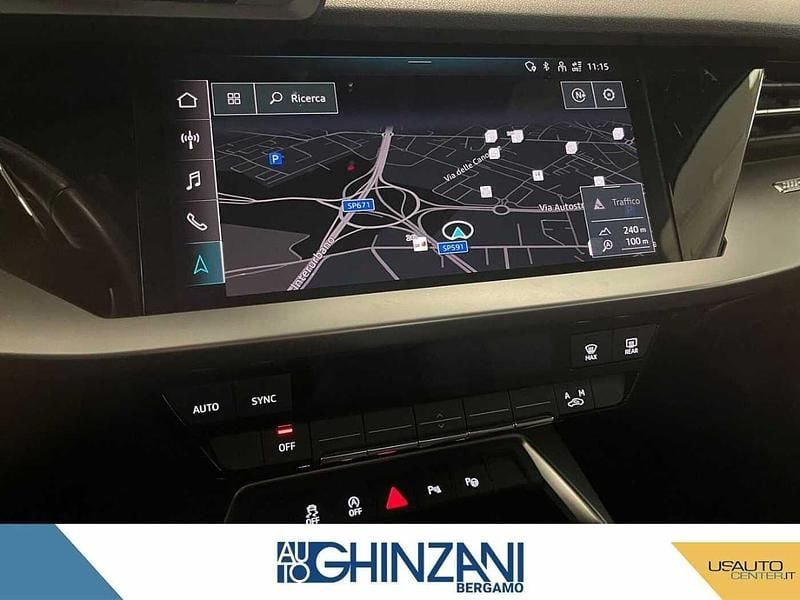 Usata Audi A3 150 CV (110 kW) 2021 Nero Berlina