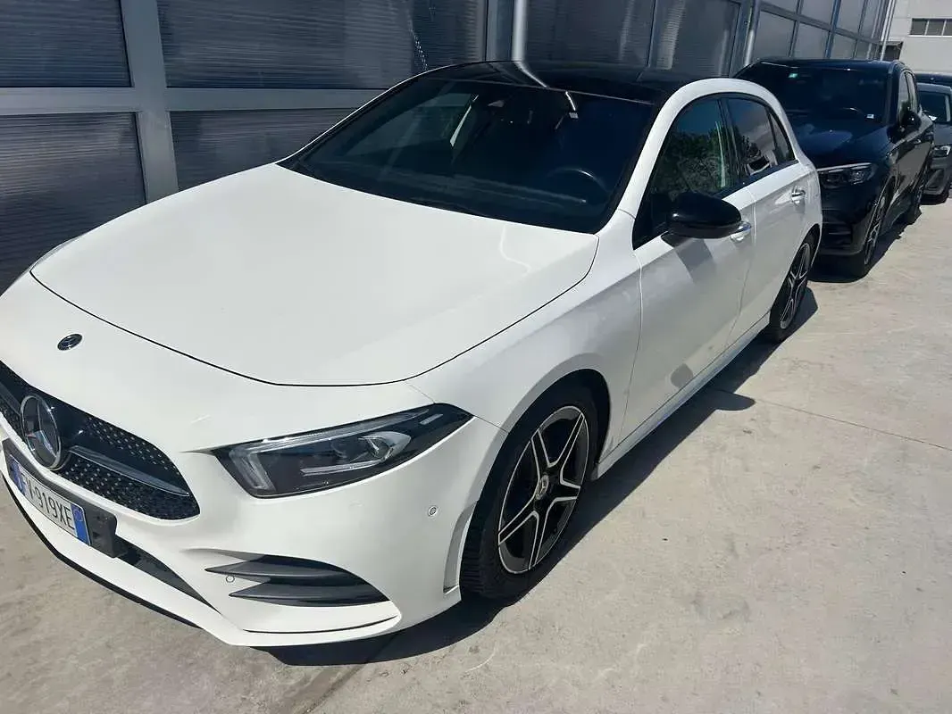 Usata Mercedes A180 116 CV (85 kW) 2019 Bianco Berlina