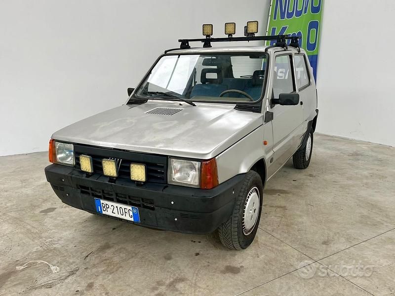 Usata Fiat Panda Young 54 CV (39 kW) 2001 Bianco Utilitaria
