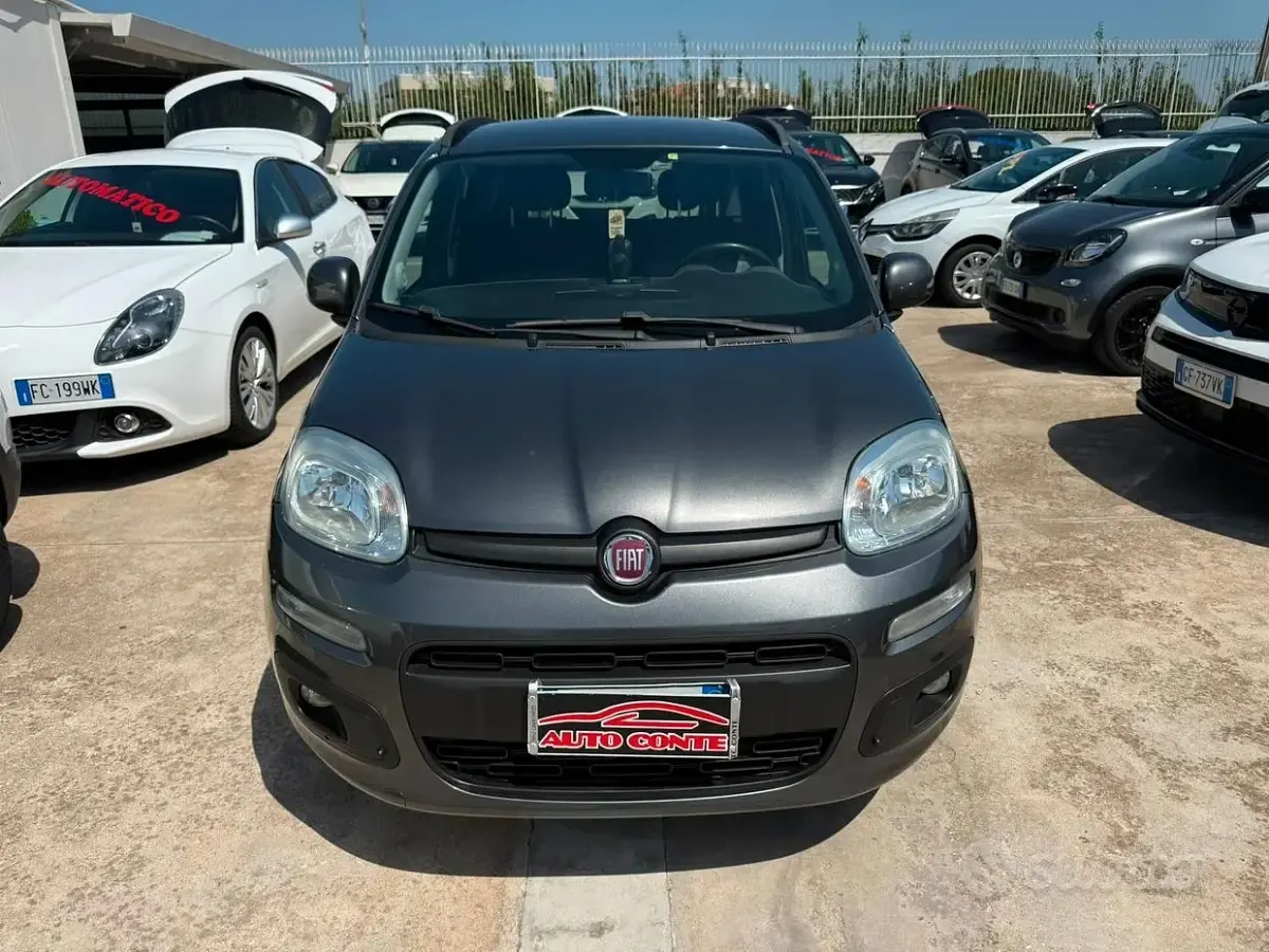 Usata Fiat Panda Lounge 69 CV (50 kW) 2017 Grigio Utilitaria