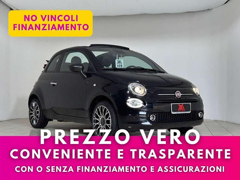 Nero Usata 2024 Fiat 500C Dolcevita Cabrio | 16.199 € (Buon prezzo) - Immagine 1/4