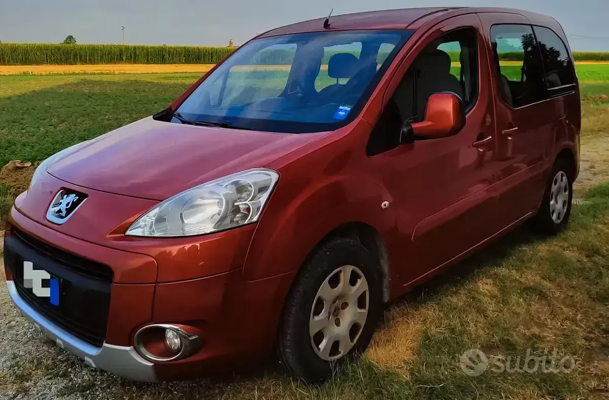 Usata Peugeot Partner Tepee Premium 92 CV (67 kW) 2010 Arancione Monovolume