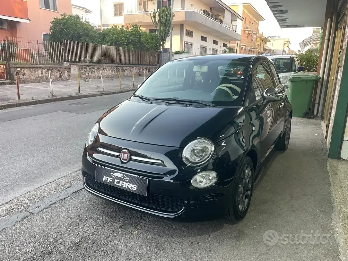 Usata Fiat 500 69 CV (50 kW) 2018 Nero Berlina