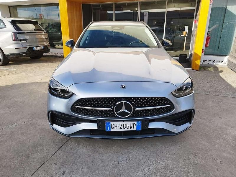 Usata Mercedes C300e Premium Plus 204 CV (150 kW) 2022 Argento Station wagon