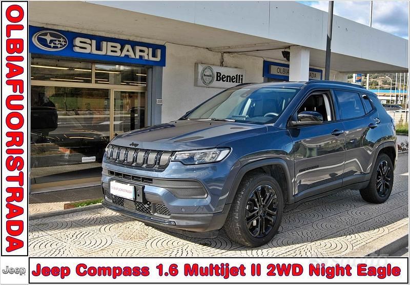 Usata Jeep Compass Night Eagle 130 CV (95 kW) 2022 Blu SUV