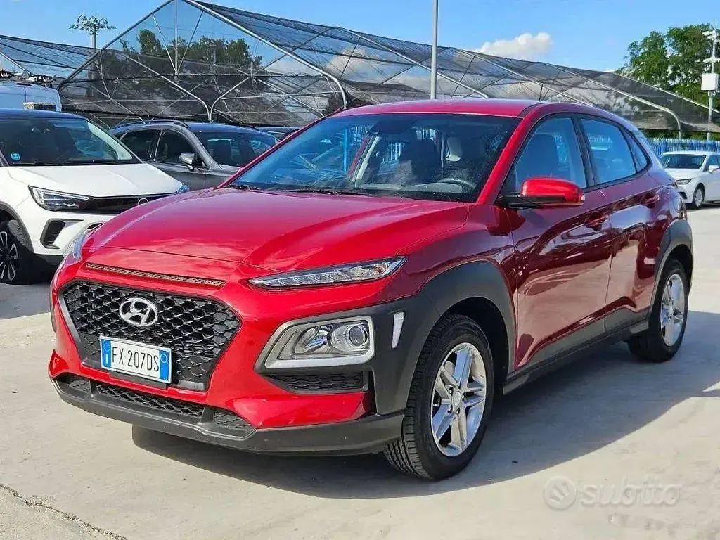 Usata Hyundai Kona Classic 116 CV (85 kW) 2019 Rosso SUV