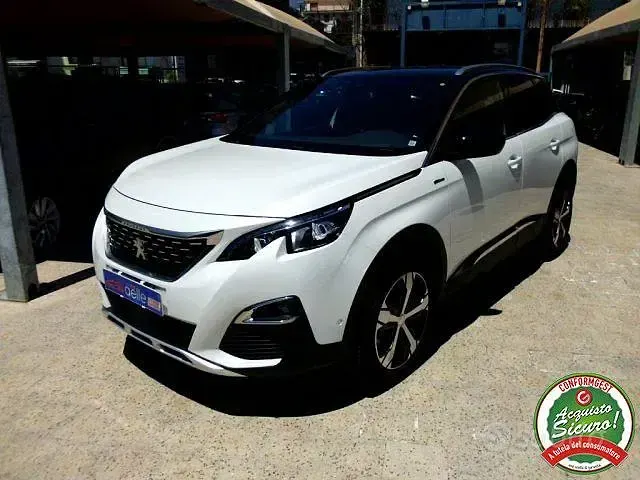 Usata Peugeot 3008 GT-line 131 CV (96 kW) 2019 Bianco SUV