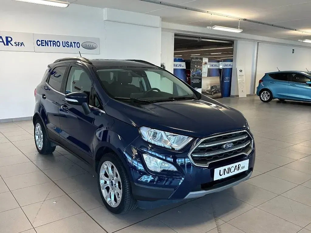 Usata Ford Ecosport Titanium 125 CV (91 kW) 2021 Blu blazer SUV