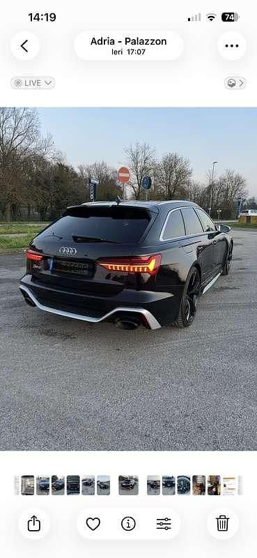 Usata Audi RS6 600 CV (441 kW) 2023 Nero Station wagon