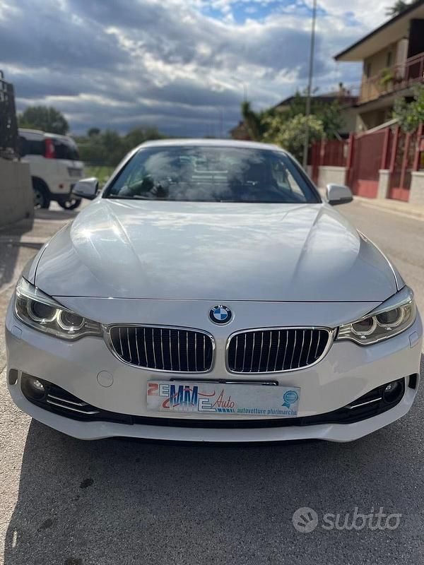Usata BMW 420 Luxury Line 184 CV (135 kW) 2014 Bianco Cabrio