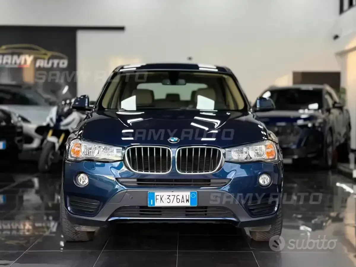 Usata BMW X3 190 CV (139 kW) 2017 Blu SUV