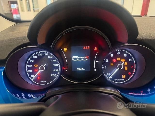 Usata Fiat 500X Cross 150 CV (110 kW) 2019 Blu SUV
