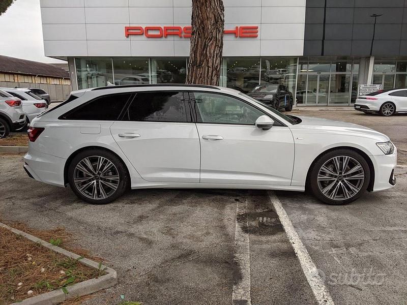 Nuova Audi A6 S-Line 204 CV (150 kW) 2025 Bianco ghiacciaio metallizzato Station wagon