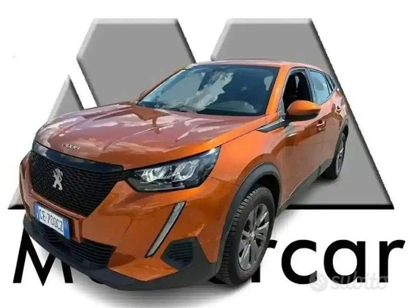 Usata Peugeot 2008 Active 110 CV (80 kW) 2021 Arancione SUV