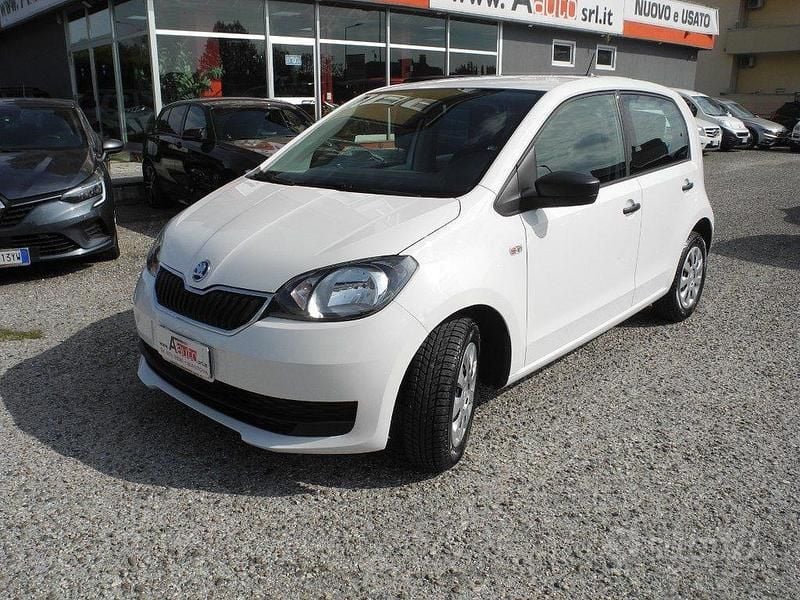 Usata Skoda Citigo G-TEC Active 68 CV (50 kW) 2019 Bianco Utilitaria