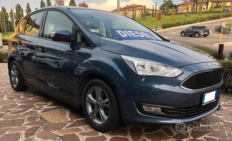 Usata Ford C-MAX Business Edition 120 CV (88 kW) 2018 Blu Monovolume