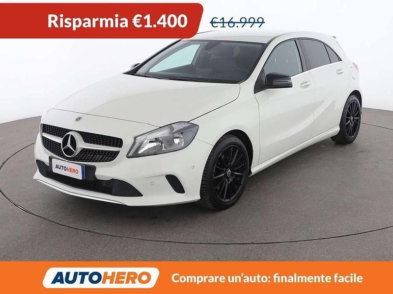 Usata Mercedes A180 Style 122 CV (89 kW) 2017 Bianco Berlina