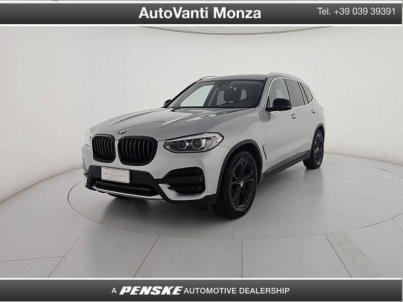 Usata BMW X3 Advantage 190 CV (139 kW) 2019 Argento SUV