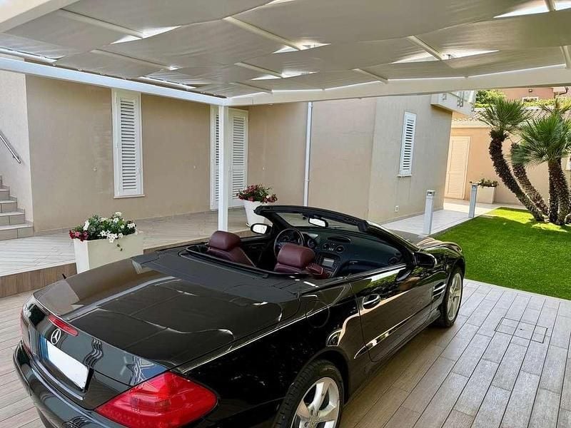 Usata Mercedes SL500 306 CV (225 kW) 2004 Nero Cabrio