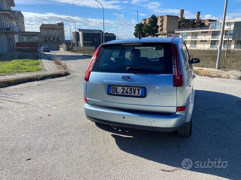 Usata Ford C-MAX Ghia 136 CV (100 kW) 2008 Blu Monovolume
