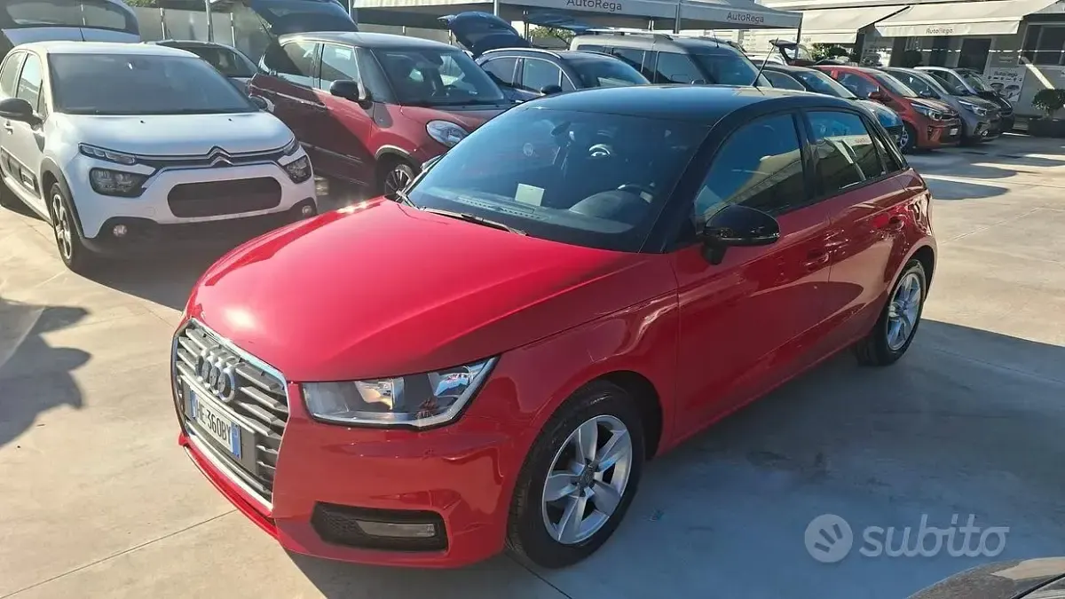 Usata Audi A1 95 CV (69 kW) 2015 Rosso Utilitaria