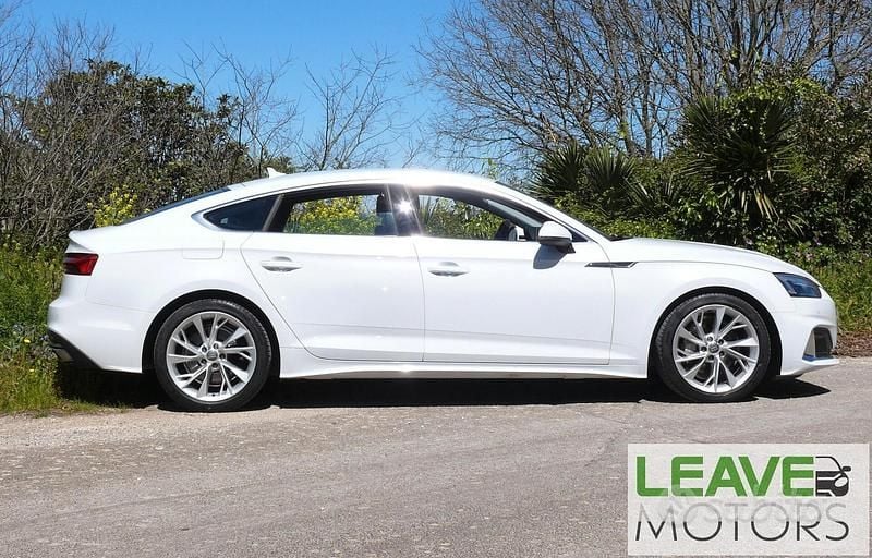 Usata Audi A5 190 CV (139 kW) 2020 Bianco Coupé