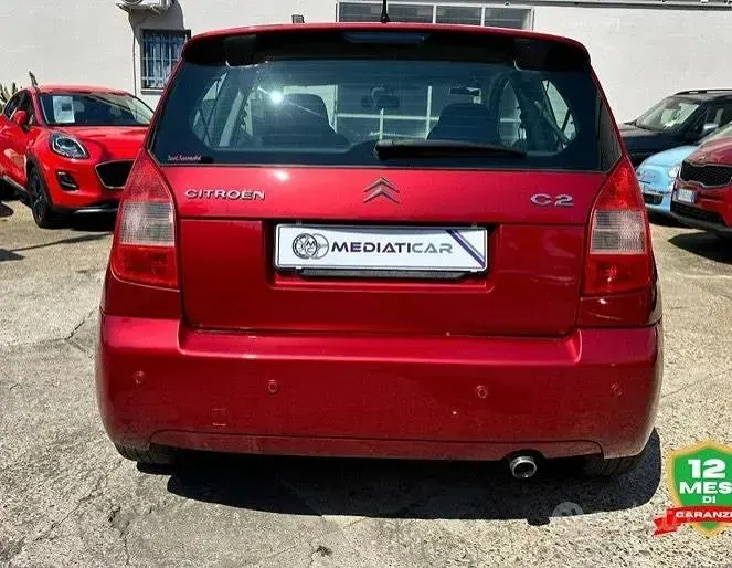 Usata Citroën C2 VTR Sport 109 CV (80 kW) 2005 Rosso Utilitaria