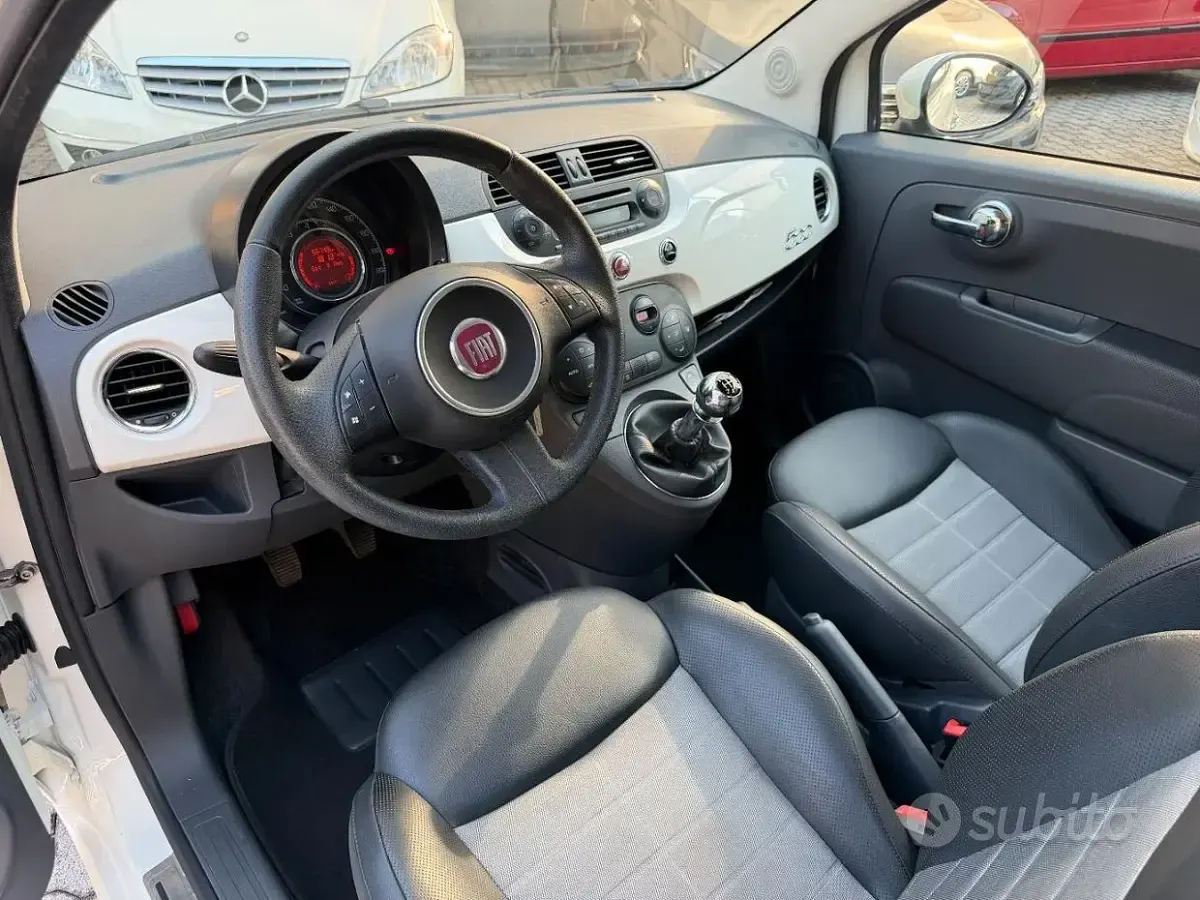 Usata Fiat 500 Sport 69 CV (50 kW) 2010 Bianco SUV