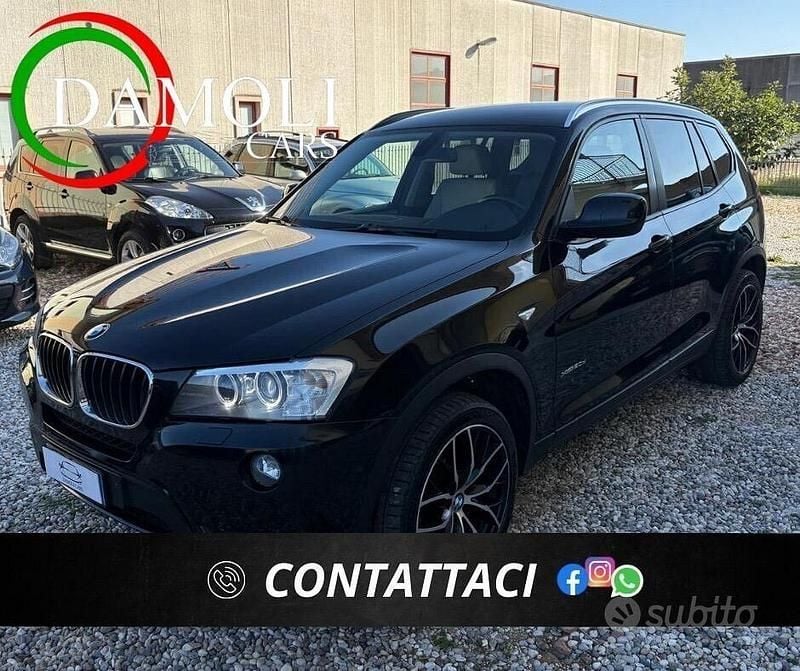Usata BMW X3 xLine 190 CV (139 kW) 2011 Nero SUV
