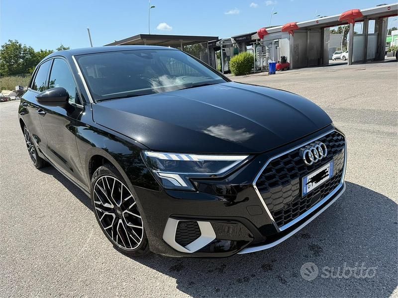 Usata Audi A3 Advanced 204 CV (150 kW) 2021 Nero Berlina