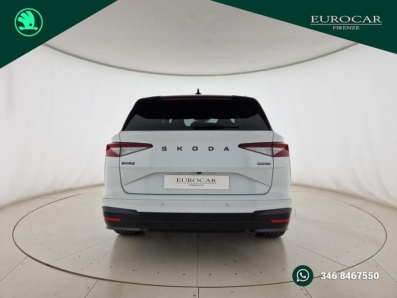 Nuova Skoda Enyaq iV SportLine 88 kW (121 CV) 2025 Bianco luna metallizzato SUV