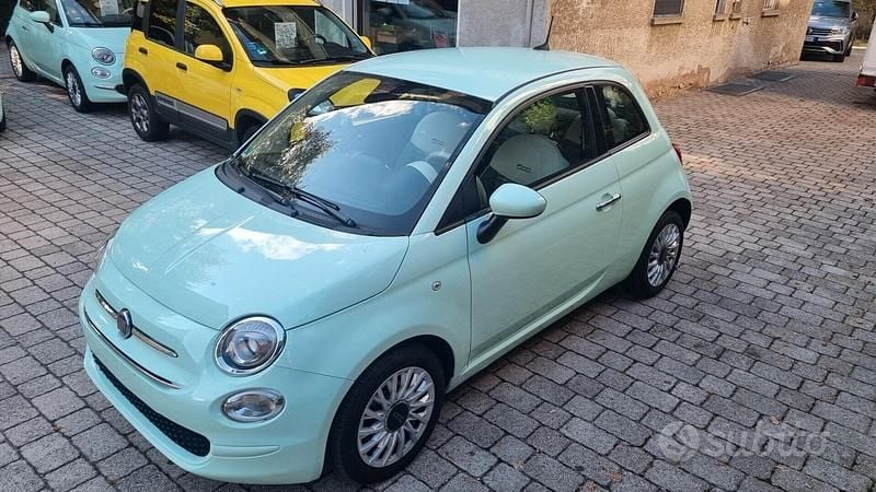 Verde Usata 2019 Fiat 500 Lounge Tre volumi | 10.700 € (Buon prezzo) - Immagine 1/4