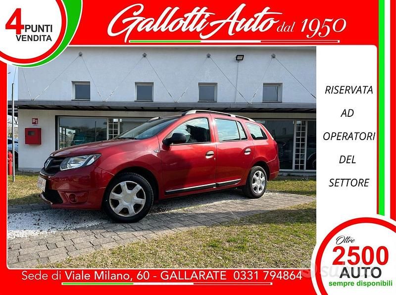 Usata Dacia Logan MCV Ambiance 75 CV (55 kW) 2014 Berlina
