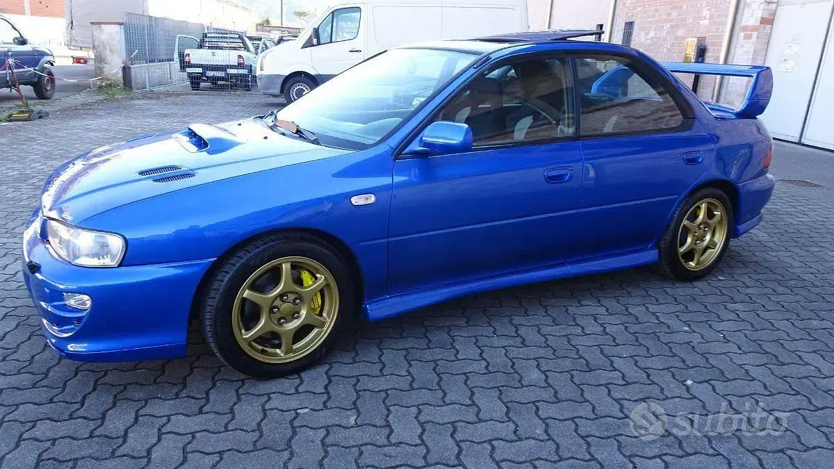 Usata Subaru Impreza 218 CV (160 kW) 1998 Blu Berlina