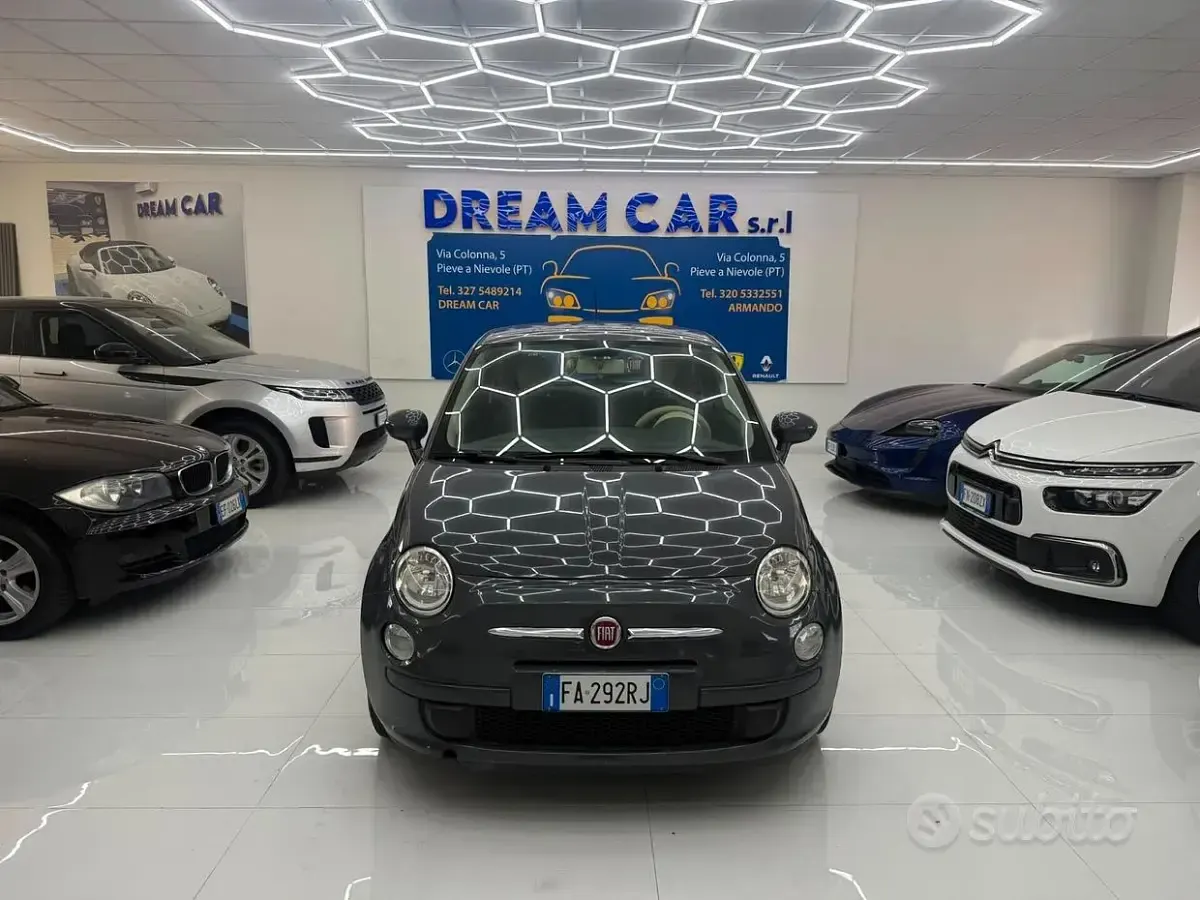 Usata Fiat 500 Lounge 69 CV (50 kW) 2015 Grigio Berlina