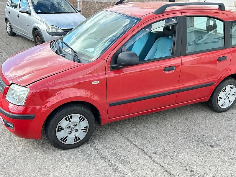 Usata Fiat Panda 2005 Rosso Utilitaria