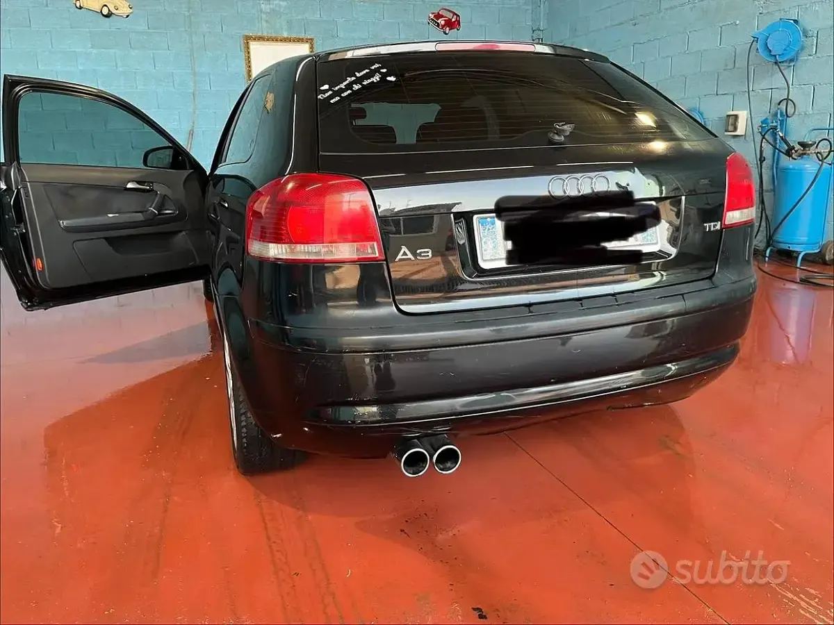 Usata Audi A3 2007 Nero Utilitaria