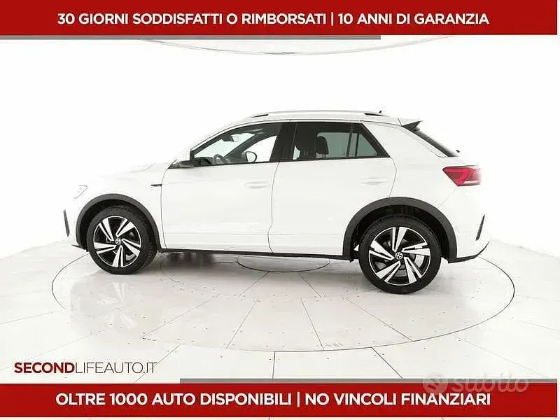 Usata VW T-Roc R-line 150 CV (110 kW) 2023 Bianco SUV
