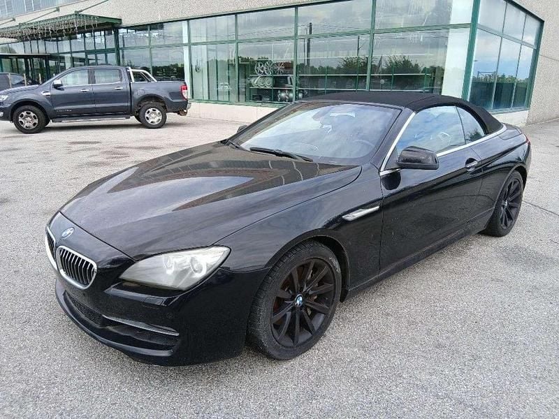 Nero Usata 2011 BMW 640 Cabriolet Cabrio | 18.000 € (Ottimo prezzo) - Immagine 1/4