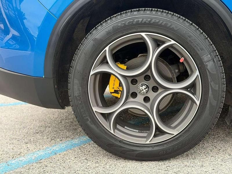 Usata Alfa Romeo Stelvio Ti 190 CV (139 kW) 2020 Blu/azzurro SUV